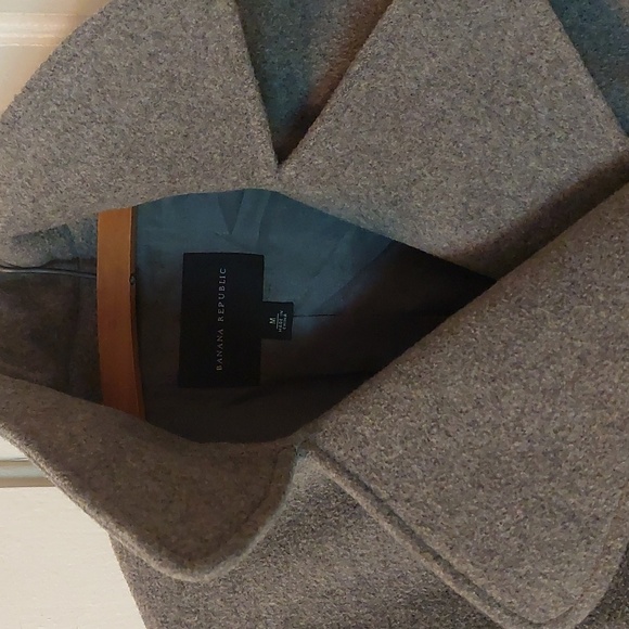 Vintage Wool/Cashmere Banana Republic Trench Coat - Picture 1 of 16